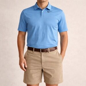 Nike Men's Carolina Blue Dri-Fit Golf Polo Shirt NWT Size XL